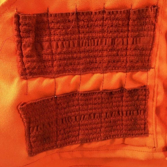 UTICA DUXBAK Mens XL Sportsman's SHOOTING SHELL POCKETS VEST Orange - Picture 5 of 6